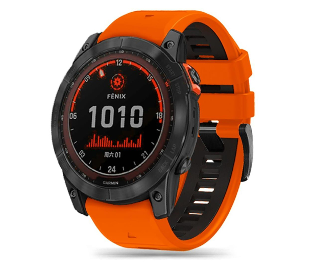 TECH-PROTECT Iconband Pro do Garmin Fenix (26mm) Orange/Black 9319456605136 - 1275774 - zdjęcie